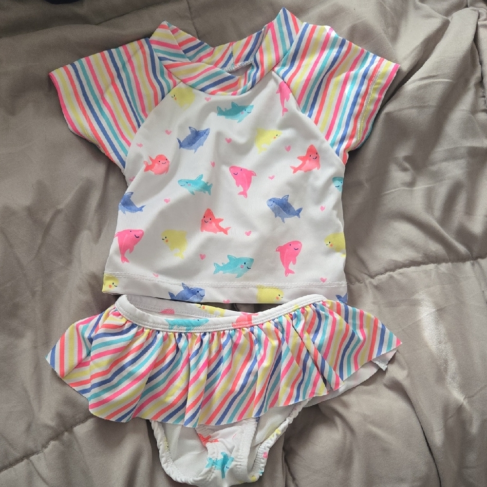 Penelope Mack Vibrant Striped Swimsuit